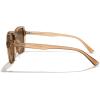 imageMERRYS Retro Square Polarized Sunglasses for Women Men Classic Trendy Sunnies S6030Tra Brown FrameBrown Lens