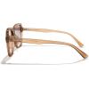imageMERRYS Retro Square Polarized Sunglasses for Women Men Classic Trendy Sunnies S6030Tra Brown FrameLight Brown Lens