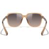 imageMERRYS Retro Square Polarized Sunglasses for Women Men Classic Trendy Sunnies S6030Tra Brown FrameLight Brown Lens