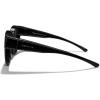 imageMERRYS Trendy Fit Over Polarized Sunglasses for Men Women Oversized Square Sun Glasses UV400 Protection Shades S6062Black FrameG15 Polarized Lens