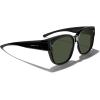 imageMERRYS Trendy Fit Over Polarized Sunglasses for Men Women Oversized Square Sun Glasses UV400 Protection Shades S6062Black FrameG15 Polarized Lens