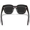 imageMERRYS Trendy Fit Over Polarized Sunglasses for Men Women Oversized Square Sun Glasses UV400 Protection Shades S6062Leopard FrameBlack Polarized Lens