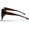 imageMERRYS Trendy Fit Over Polarized Sunglasses for Men Women Oversized Square Sun Glasses UV400 Protection Shades S6062Leopard FrameBrown Polarized Lens