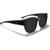 imageMERRYS Trendy Fit Over Polarized Sunglasses for Men Women Oversized Square Sun Glasses UV400 Protection Shades S6062Matte Black FrameBlack Polarized Lens