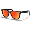 Matte Black Frame/Red Mirror Lens