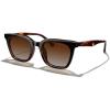 imageMERRYS Modern Men Women Acetate Square Polarized UV400 Sunglasses S6193Leopard FrameBrown Gradient Lens