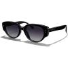imageMERRYS Modern Women Acetate Retro Narrow Pointy Cat Eye PolarizedUV400 Sunglasses S6194Black FrameBlack Gradient Lens