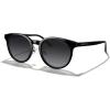 imageMERRYS Modern Women Lady Acetate Oval Round Polarized UV400 Sunglasses S6192Black FrameBlack Gradient Lens