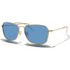 Polished Gold Frame/Blue Tinted Polarized Lens