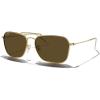Polished Gold Frame/Brown Polarized Lens