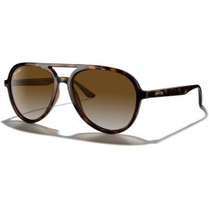 imageMERRYS Classic Polarized Aviator Sunglasses For Womens Mens Retro Double Bridge Aviators S8376Leopard FrameBrown Gradient Polarized Lens