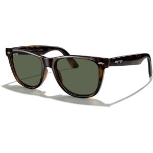 imageMERRYS Classic Square Shape Polarized Sunglasses for Womens Mens Retro Designer UV400 Sun Glasses S6140Leopard FrameG15 Lens