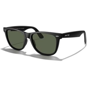 imageMERRYS Classic Square Shape Polarized Sunglasses for Womens Mens Retro Designer UV400 Sun Glasses S6140Matte Black FrameG15 Lens