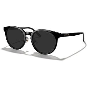 imageMERRYS Modern Women Lady Acetate Oval Round Polarized UV400 Sunglasses S6192Black FrameBlack Lens