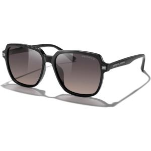 imageMERRYS Retro Square Polarized Sunglasses for Women Men Classic Trendy Sunnies S6030Black FrameLight Brown Lens