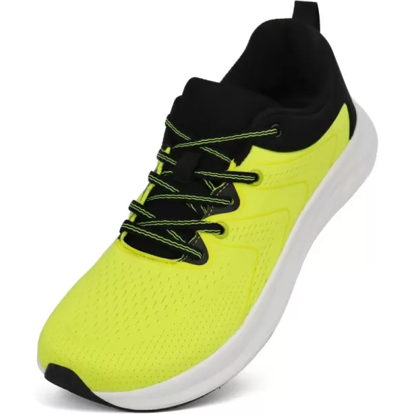 Orthorest Men Wide Toe Box Shoes Pain Relief Running Shoes Wide Width Sneakers for Ingrown ToenailLime