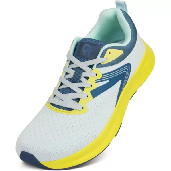 Orthorest Men Wide Toe Box Sneakers Pain Relief Shoes for Ingrown ToenailLtgreen