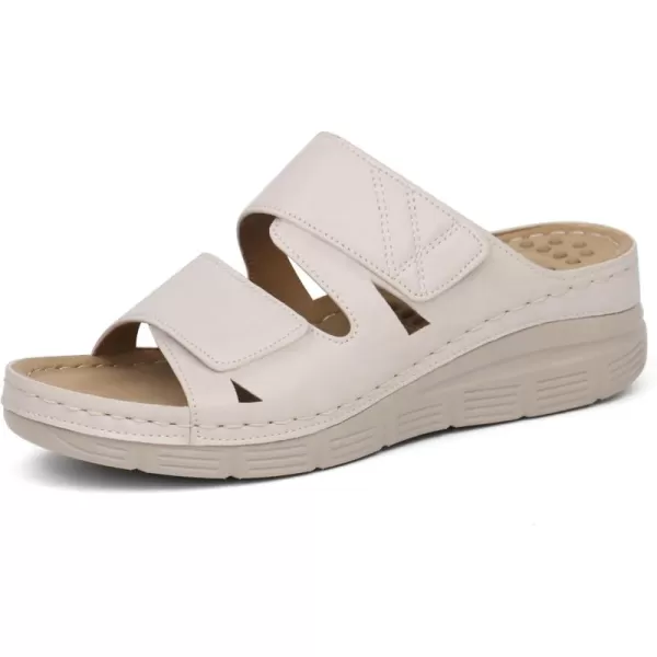 Orthorest Women Arch Support Slides Orthotic Walking Sandals Orthopedic SandalsBeige