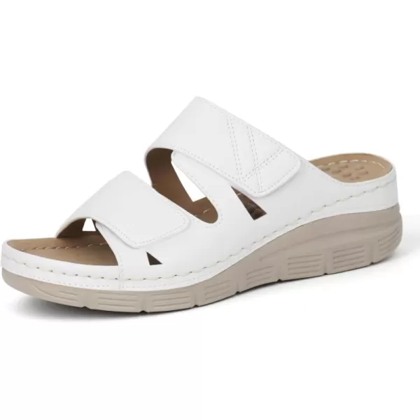Orthorest Women Arch Support Slides Orthotic Walking Sandals Orthopedic SandalsWhite