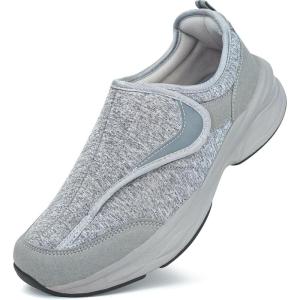 imageOrthorest Men Diabetic Shoes Swollen Feet Diabetes Walking Shoes Arch Support Orthopedic SneakersGrey