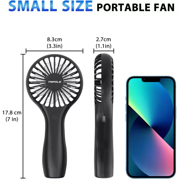 TriPole Lollipop Handheld Fan Bundle 2000mAh ampamp 5000mAh Mini Personal Fan USB Rechargeable Portable Fan