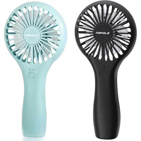 TriPole Lollipop Handheld Fan Bundle 2000mAh ampamp 5000mAh Mini Personal Fan USB Rechargeable Portable Fan