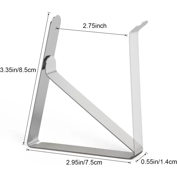 TriPole Tablecloth Clips 16Pack Stainless Steel Table Cover Clamps Skirt Clips for Home Kitchen Restaurant Picnic Tables16 Pack Large