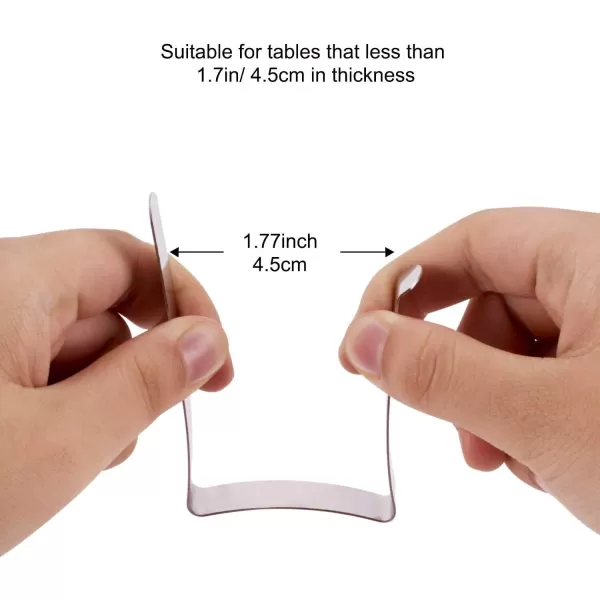 TriPole Tablecloth Clips 16Pack Stainless Steel Table Cover Clamps Skirt Clips for Home Kitchen Restaurant Picnic Tables16 pack