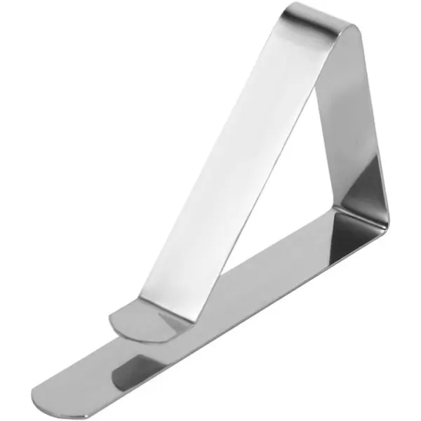 TriPole Tablecloth Clips 16Pack Stainless Steel Table Cover Clamps Skirt Clips for Home Kitchen Restaurant Picnic Tables24 pack