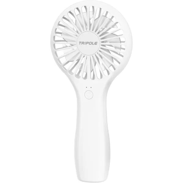 TriPole Handheld Fan Mini Fan Portable 5000 mAh Battery Operated Small Personal Fan with Powerful Wind USB Rechargeable Eyelash Fan for Makeup Girls Kids Women Summer Wedding Outdoor Travel BlueWhite