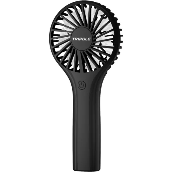 TriPole Portable Handheld Fan Mini Personal Fan with 3 Speeds Powerful Little Battery Hand Held Fan for Travel Trip Outdoor Concerts Cute Small Rechargeable Lash Fan for Makeup Skincare Drying PinkBlack