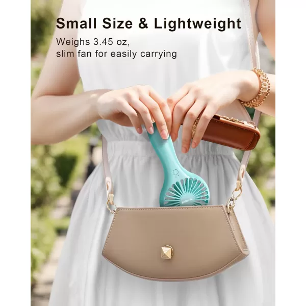 TriPole Handheld Fan Mini Portable Fan Bundle Small 2000mAh Battery Operated Personal Fan for Women Girs Travel Makeup Lash Extensions