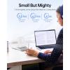 imageTriPole Desk Fan Small Portable Fan 2000 mAh Rechargeable Battery Fan Ultra Quiet 45 Inch Mini Travel Fan with 180 Tilt Folding and 3 Speeds Adjustable for Home Office Desktop WhiteWhite