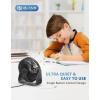 imageTriPole USB Desk Fan 45 Inches Portable Mini Fan Powerful 3 Speeds Wind Personal Desktop Fan with 360 Head Rotation for Home Office Car Indoor Outdoor BlackBlack  Black