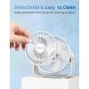 imageTriPole USB Desk Fan 45 Inches Portable Mini Fan Powerful 3 Speeds Wind Personal Desktop Fan with 360 Head Rotation for Home Office Car Indoor Outdoor BlackWhite