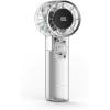 imageTriPole Transparent Portable Handheld Fan High Speed 1100 Adjustable Turbo Mini Fan 4000mAh Battery USB Rechargeable Personal Fan with Digital Displal 9500RPM Powerful Turbo Cooling Fan for Travel