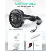 imageTriPole Car Cooling Fan  Powerful 3 Speed USB Air Circulation Fan with Adjustable Clip for Vehicles SUV RV