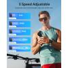 imageTriPole Portable Handheld Turbo Fan with Ice Cooling 5 Speed Battery Rechargeable Foldable 3 in 1 Mini Fan Neck ampamp Desk Fan Quiet Personal Fans for Outdoor Travel Camping Hiking WorkingBlack