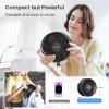 imageTriPole Portable Standing Fan 8000mAh Rechargeable Oscillating Fan with Remote 81 Quiet Pedestal Floor Fan with LED Display ampamp Timer Foldable Small Desk Fans for Bedroom Office Camping TravelBlack