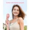 imageTriPole Mini Handheld Portable Fan Bundle Little Battery Operated Lash Fan Rechargeable Hand Held Turbo Fans Multifunction for Summer Travel Concerts