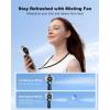 imageTriPole Portable Handheld Turbo Fan Bundle High Speed Mini Hand Held Fan with Water Spray Misting Fans for Outdoor Travel Beach Park