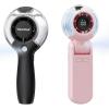 imageTriPole Misting Fan Portable Handheld Turbo Fan with Mist Bundle 4000mAh Battery Operated Water Spray Mister Fans for Outdoor Travel Beach Camping