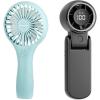 imageTriPole Portable Handheld Fan Bundle Battery Operated Mini Hand Held Fan for Lash Makeup High Speed Turbo Travel Fans for Outdoor Trip Beach Essentials