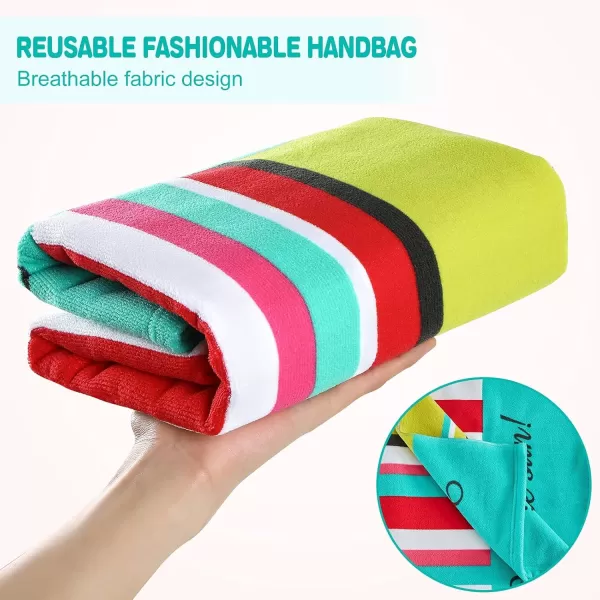 Touchat Beach Towel for Kids Super Absorbent Quick Dry Cotton Beach Towel 24x 48 300GSM Thick Soft Sand Free Cute Shark Beach Pool Swim Bath Travel Picnic Camping Towel for Boys GirlsLight Green