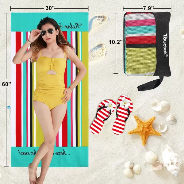 Touchat Beach Towel for Kids Super Absorbent Quick Dry Cotton Beach Towel 24x 48 300GSM Thick Soft Sand Free Cute Shark Beach Pool Swim Bath Travel Picnic Camping Towel for Boys GirlsLight Green