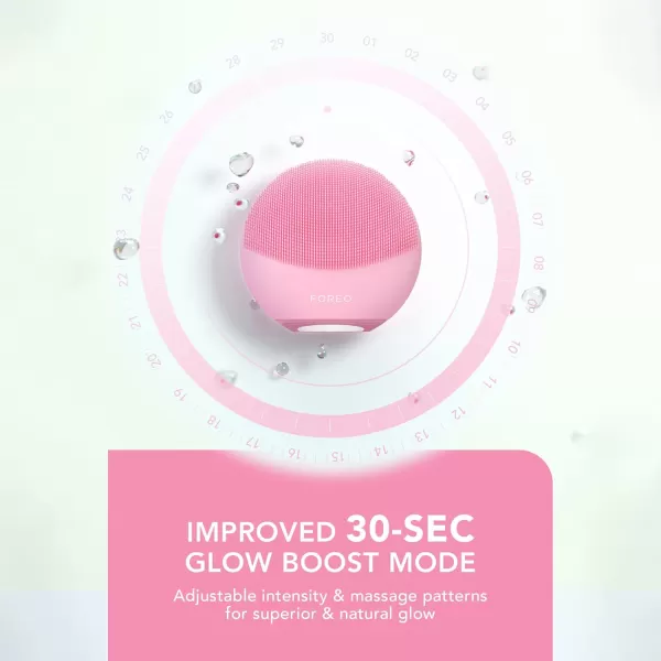 FOREO LUNA 4 mini Face Cleansing Brush ampamp Face Massager  Premium Face Care  Enhances Absorption of Facial Skin Care Products  Simple Skin Care Tools  for All Skin TypesPearl Pink