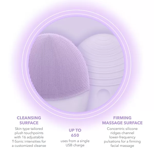 FOREO Luna 3 Facial Cleansing Brush  Anti Aging Face Massager  Enhances Absorption of Facial Skin Care Products  for Clean ampamp Healthy Face Care  Simple ampamp Easy  WaterproofSensitive Skin