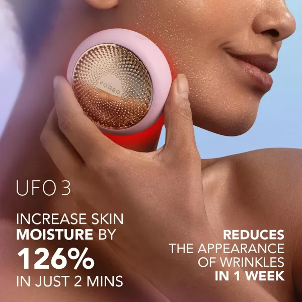 FOREO UFO 3  Face Mask Infuser  Deep Moisturizer  Red Light Treatment  5 in 1 Facial Skin Care  Anti Aging Light Treatment  Face Massager  Collagen BoostingSet