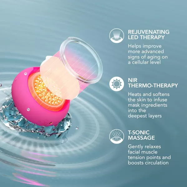 FOREO UFO 3 LED  NIR ampamp Red Light Mask Treatment  Full Spectrum LED Mask  Deep Moisturiser  Face Masks Beauty  Increased Skin Care AbsorptionUFO 3 LED Bundle