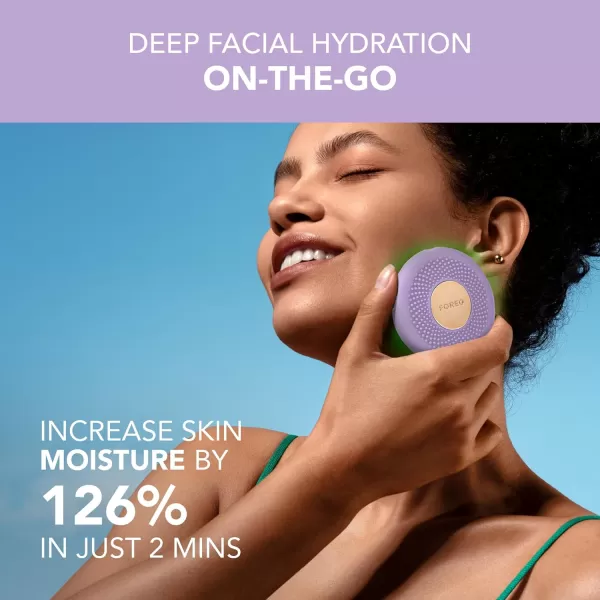 FOREO UFO 3 go  Compact 4in1 Full Facial LED Mask Treatment  Deep Moisturiser  Anti Aging Face Mask Beauty  Face MassagerLavender